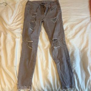 American Eagle superstretch light purple jeans